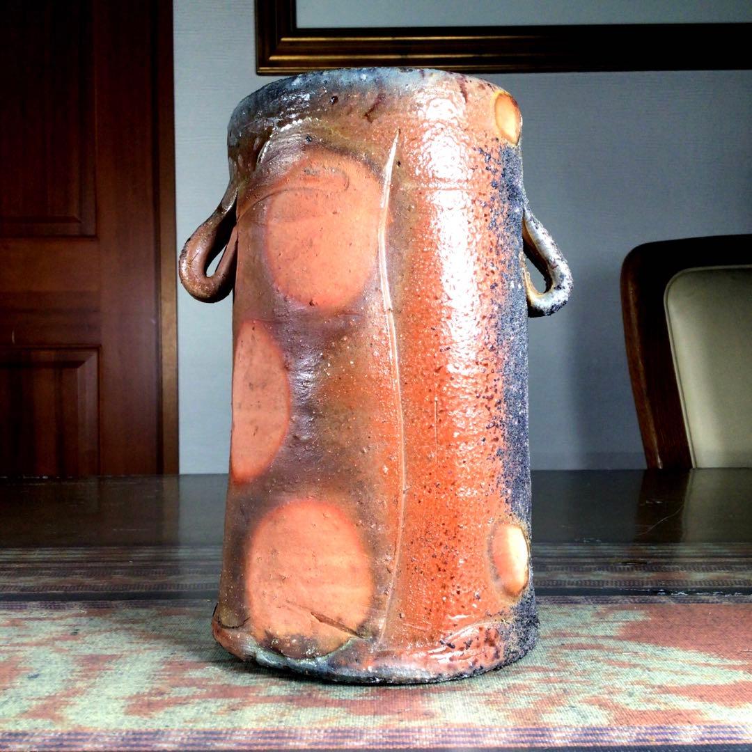 『冬うー特価』　備前焼　鈴木勝詞　花瓶