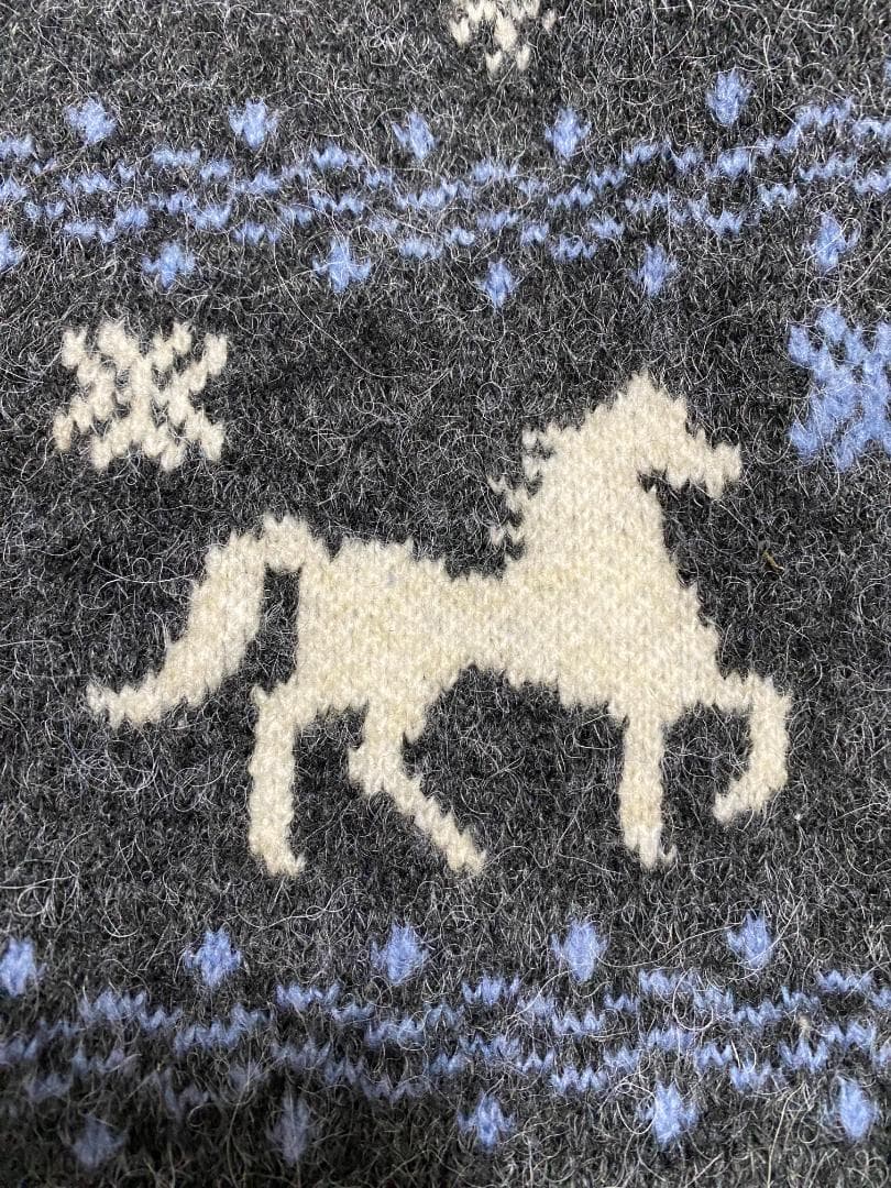 新品 ZARA ジャカードニットボタンカーディガン M