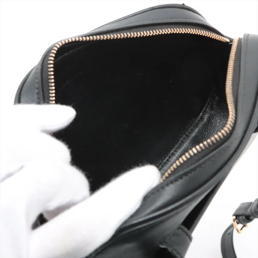 セリーヌ クレシー レザー ウエストポーチ ブラック　CELINE　ボディバッグ