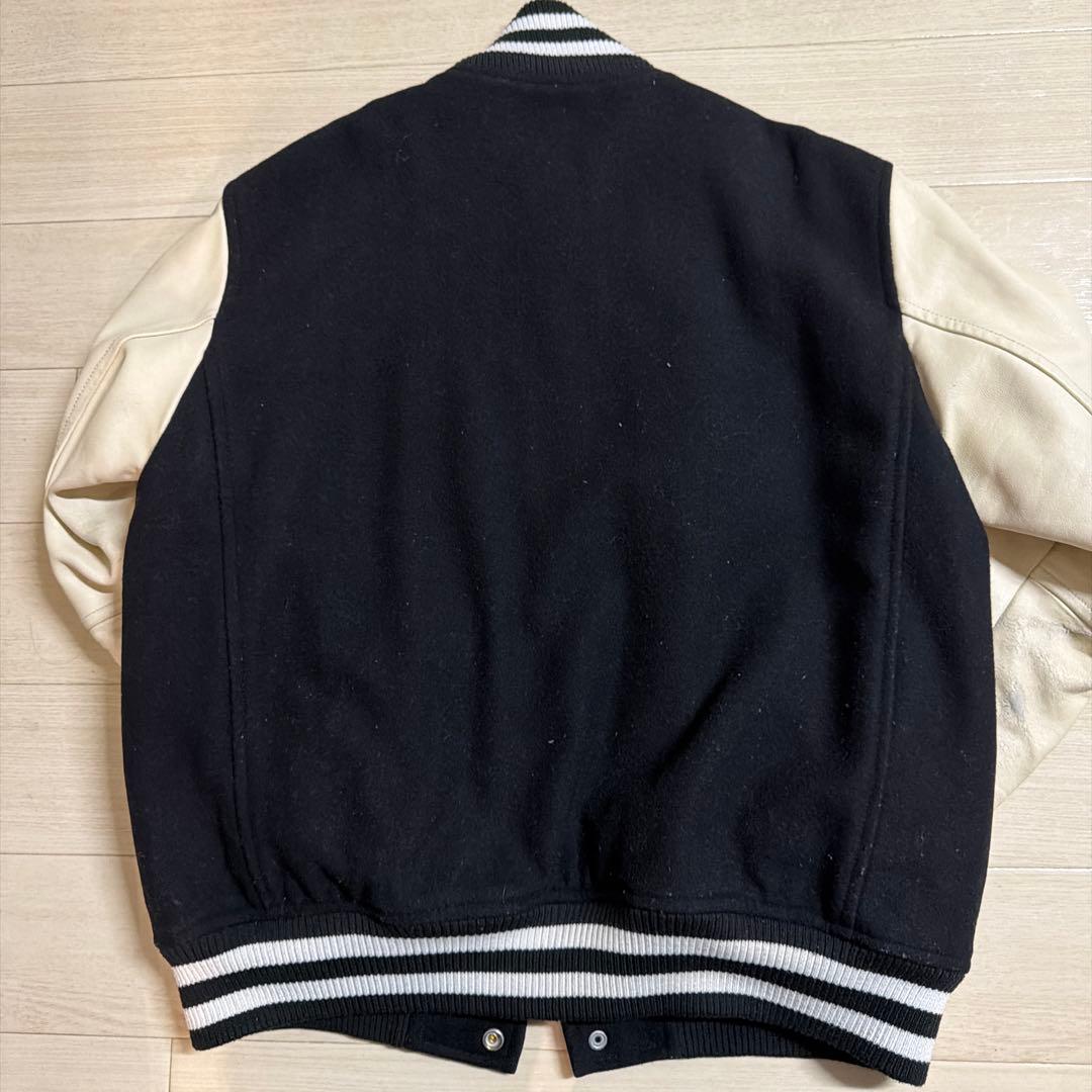 NEW ERA スタジャン M ブラック/ベージュ