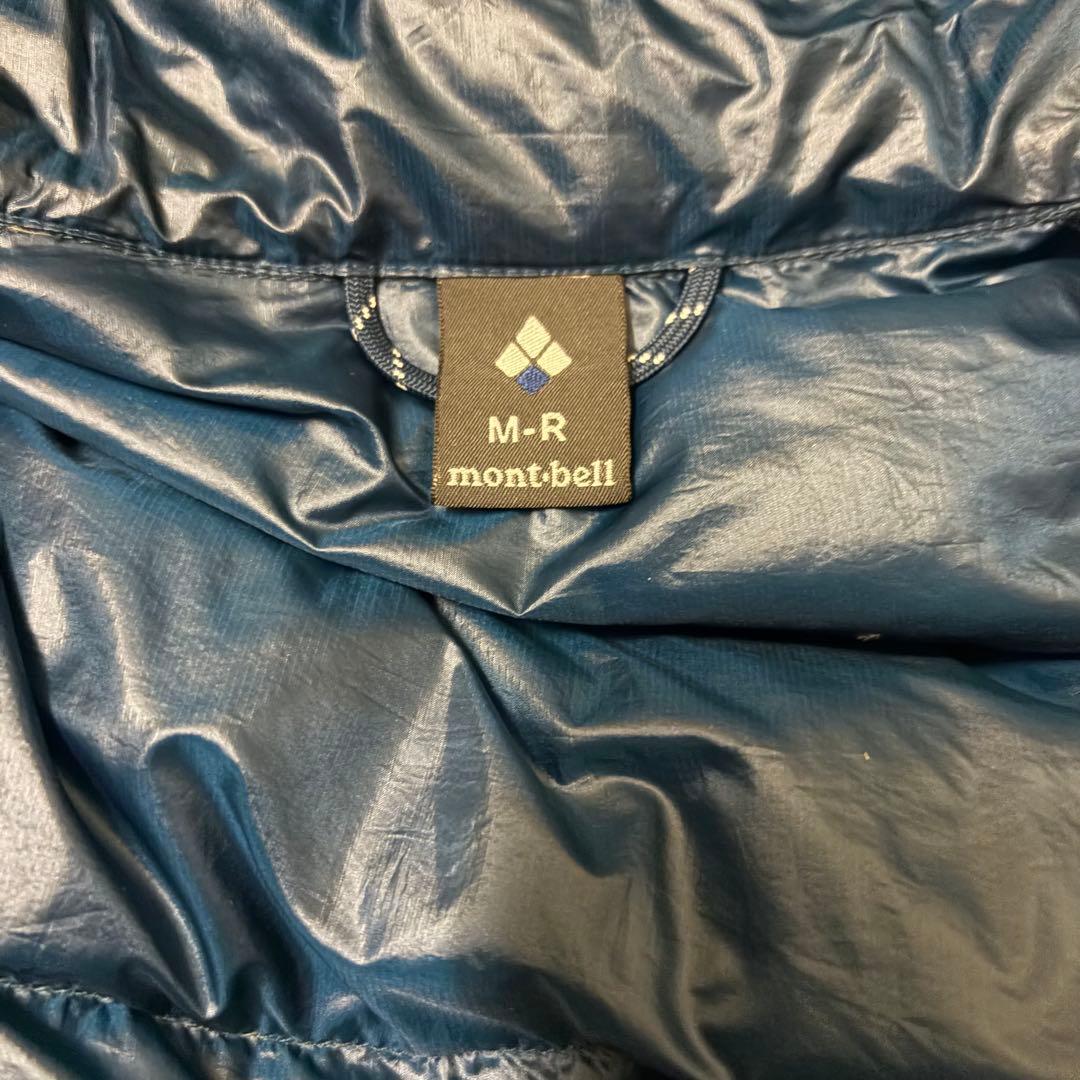 希少サイズ M-R mont-bell パーマフロストライトダウンパーカ 青