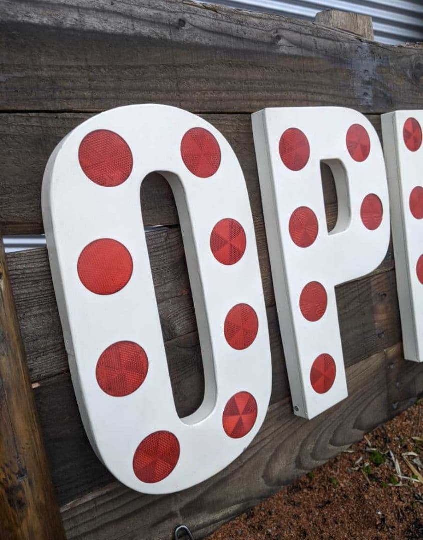 オールドアメリカン \"OPEN\" オープン看板 路上看板 立て看板 大型看板