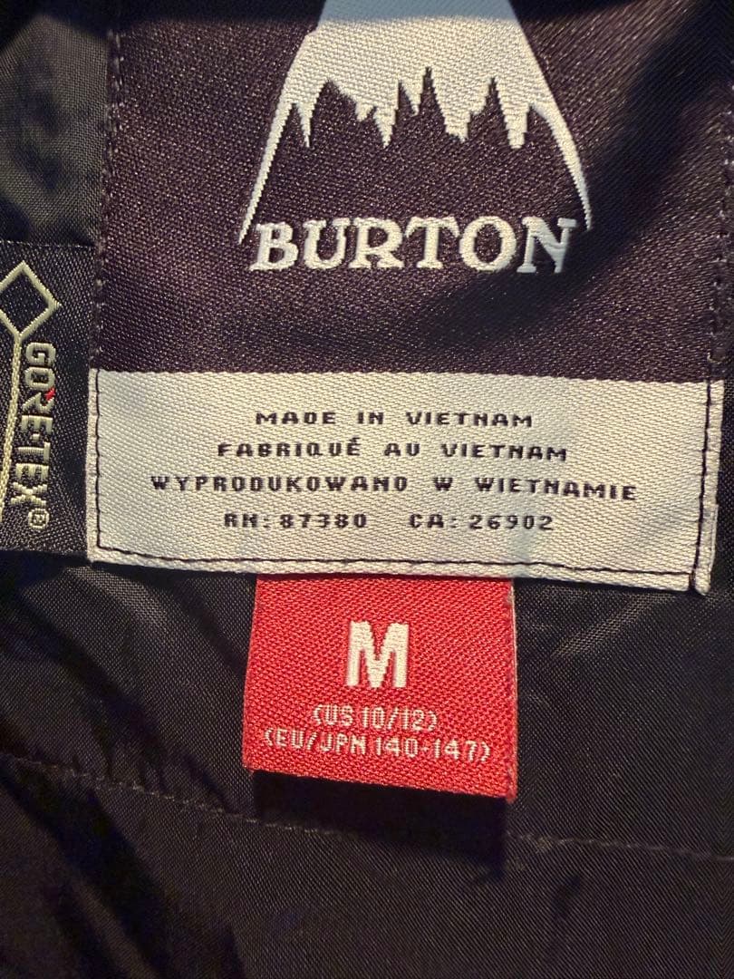 【最終値引き】バートン　ゴアテックス　子ども用スノーボードウェアセット