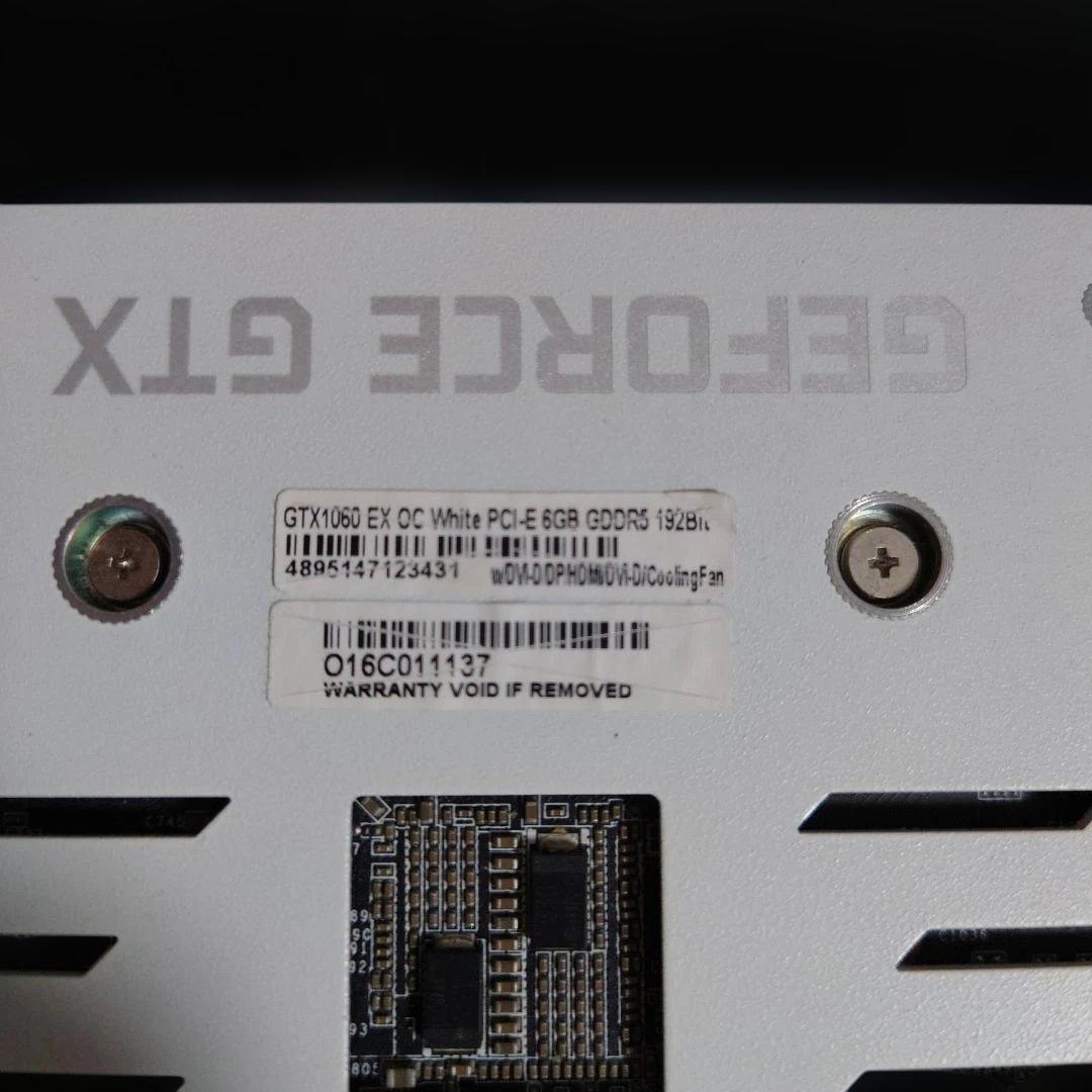 GeForce GTX1060 EX OC 6GB グラフィックボード 箱
