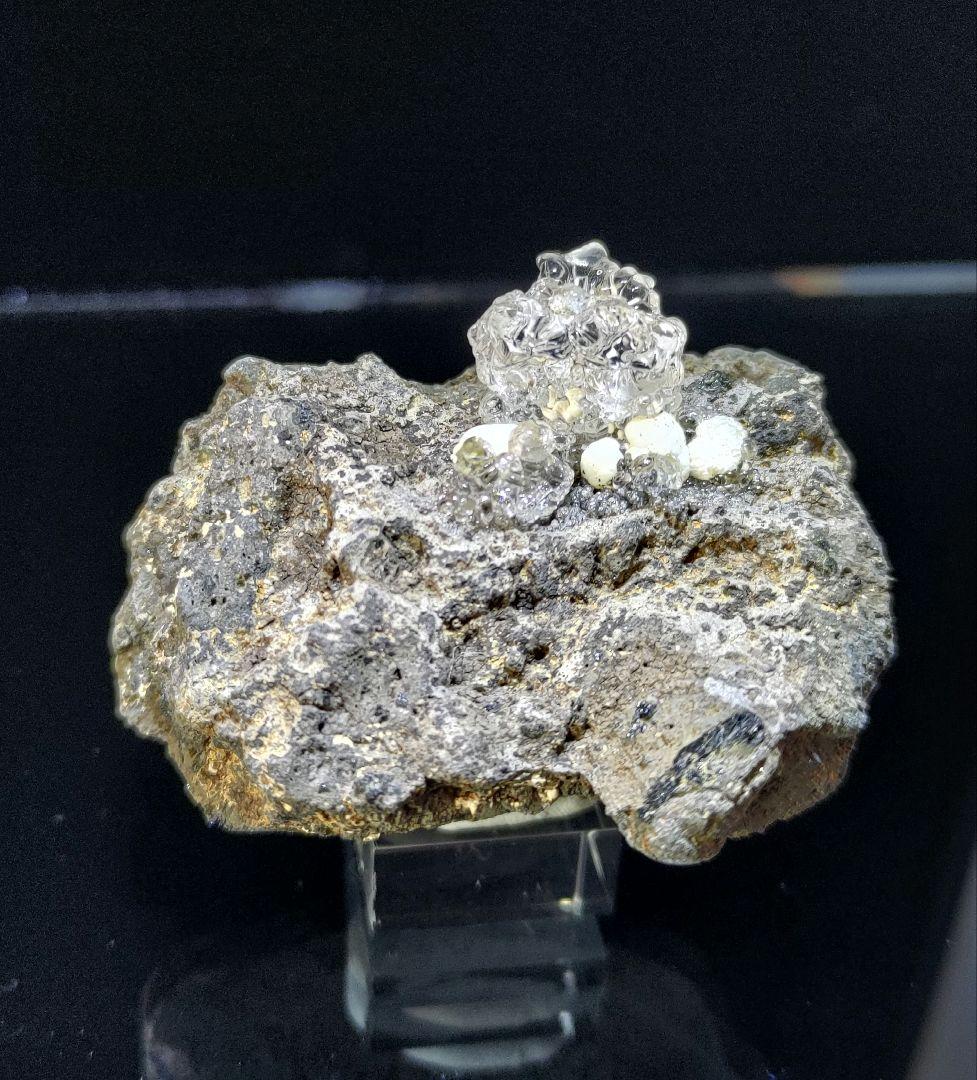 玉滴石 ハイアライト 鉱石 鉱物 ミネラル 原石 標本 母岩付き③