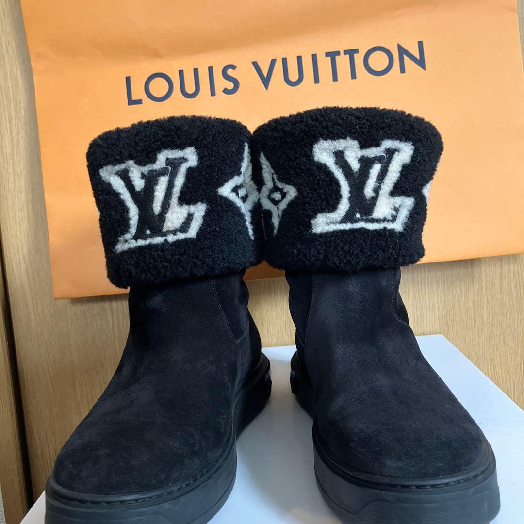 正規品 LOUIS VUITTON スノードロップムートンブーツ