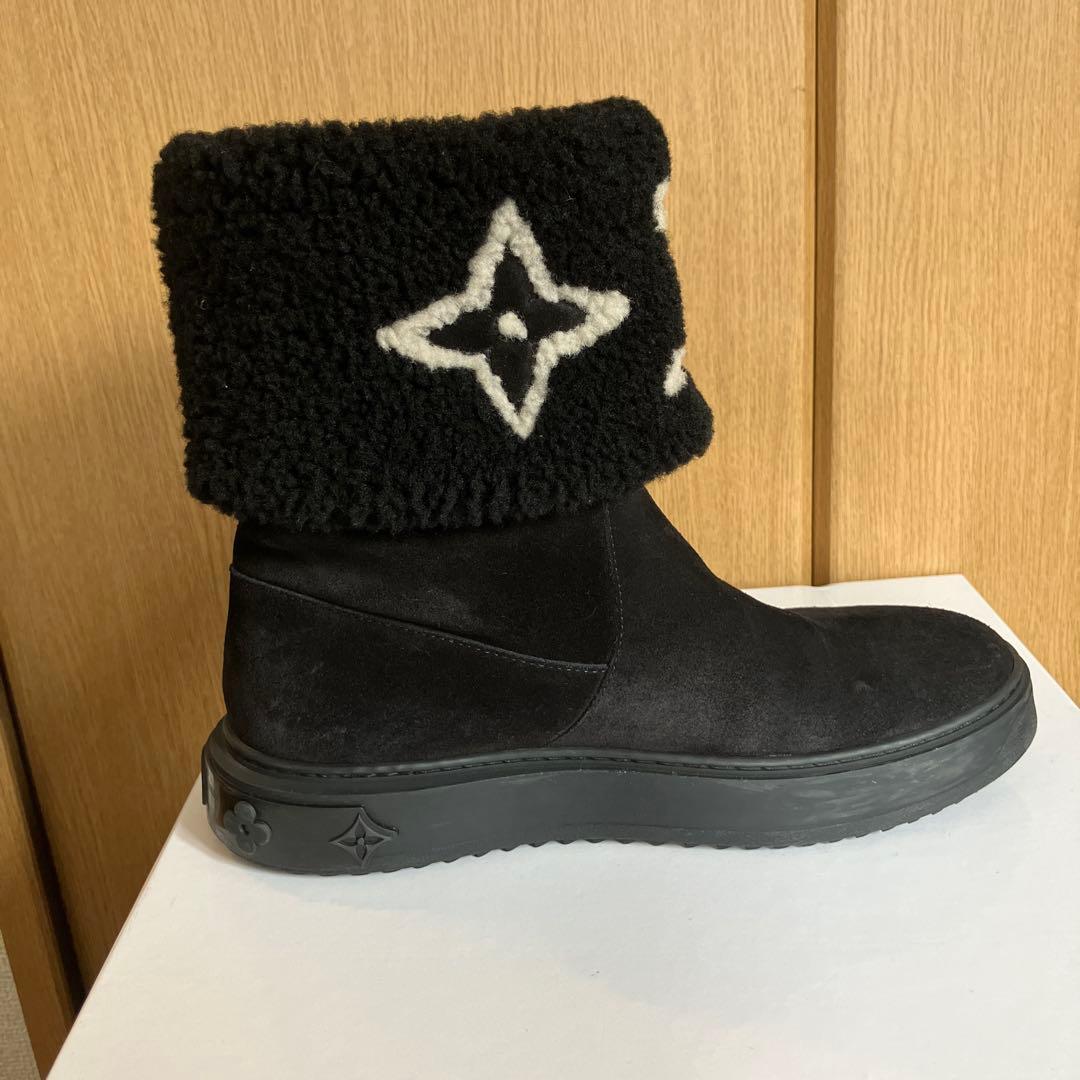 正規品 LOUIS VUITTON スノードロップムートンブーツ