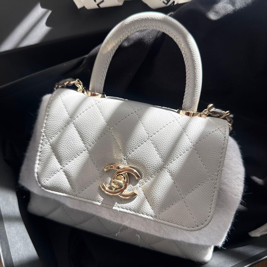 M*y様 新品未使用　CHANEL ココハンドル　14.5 グレー　限定　本日限