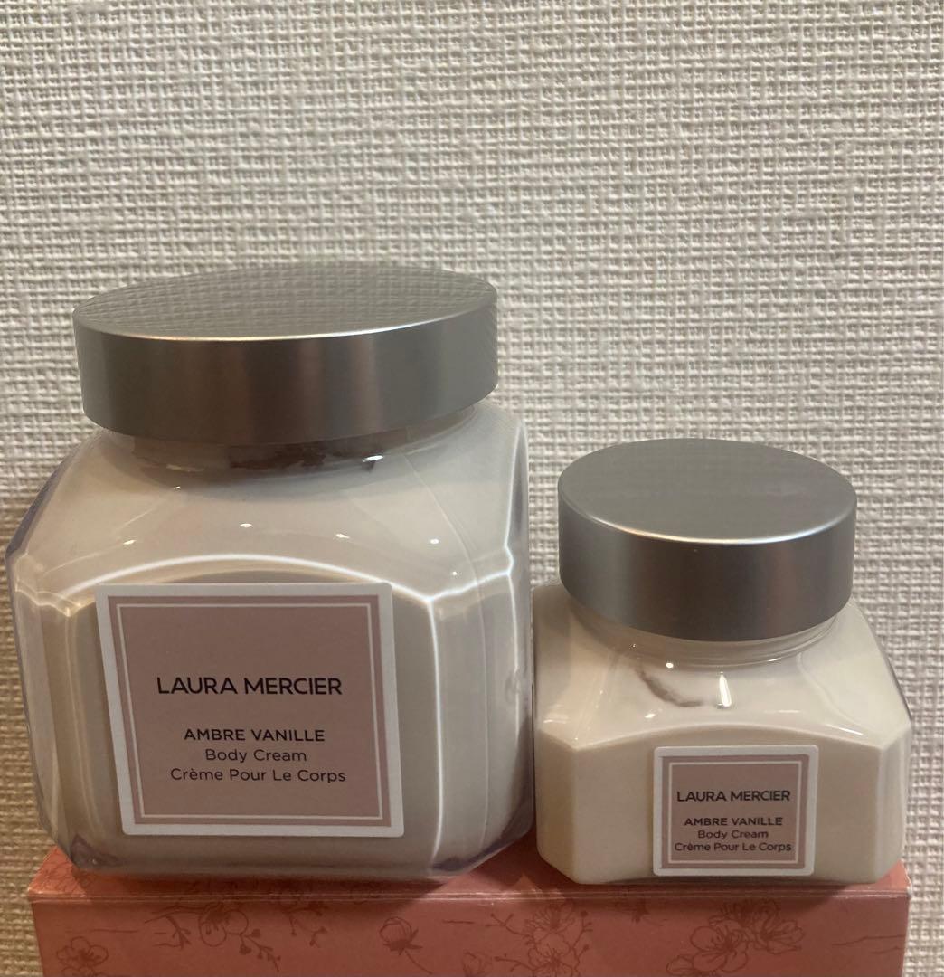 新品　ローラ メルシエ ホイップトボディクリーム アンバーバニラ 特製サイズ2点