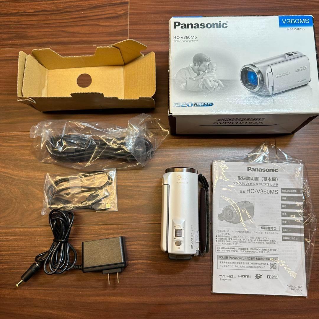 Panasonic HC-V360MS ビデオカメラ 2786