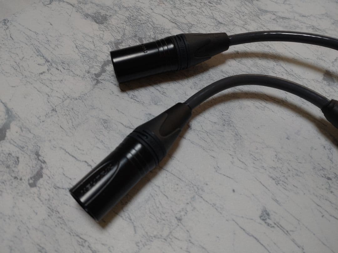 【最新作】420段式カタパルト搭載　XLR中継ケーブル ペア　約42cm