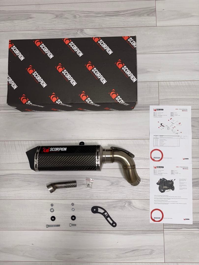 【さくら】Ninja1000SX用 SCORPION スリップオンマフラー