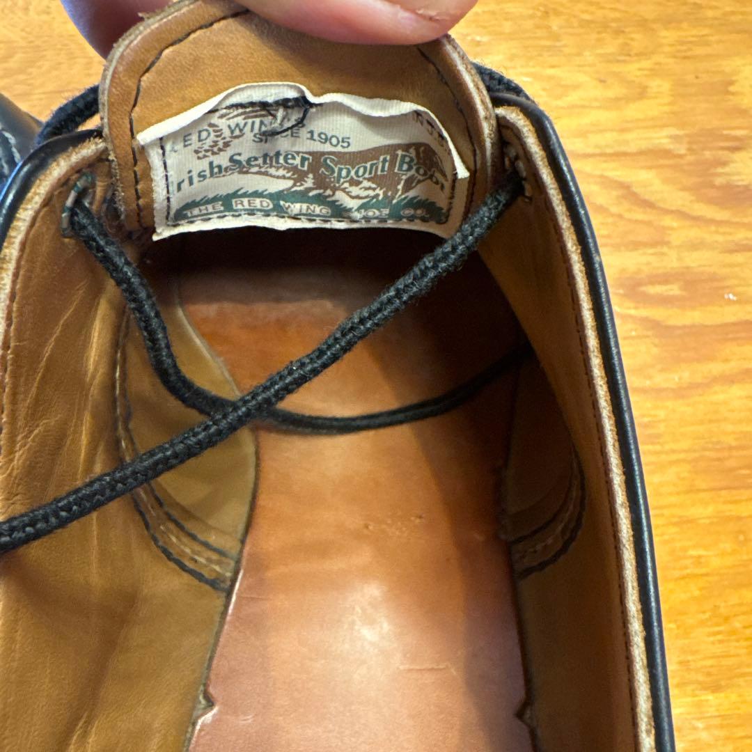RED WING 黒 オックスフォード ローカット 9D
