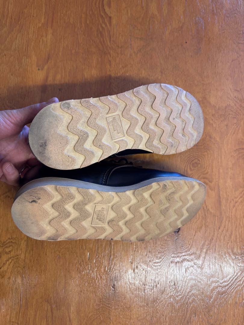 RED WING 黒 オックスフォード ローカット 9D