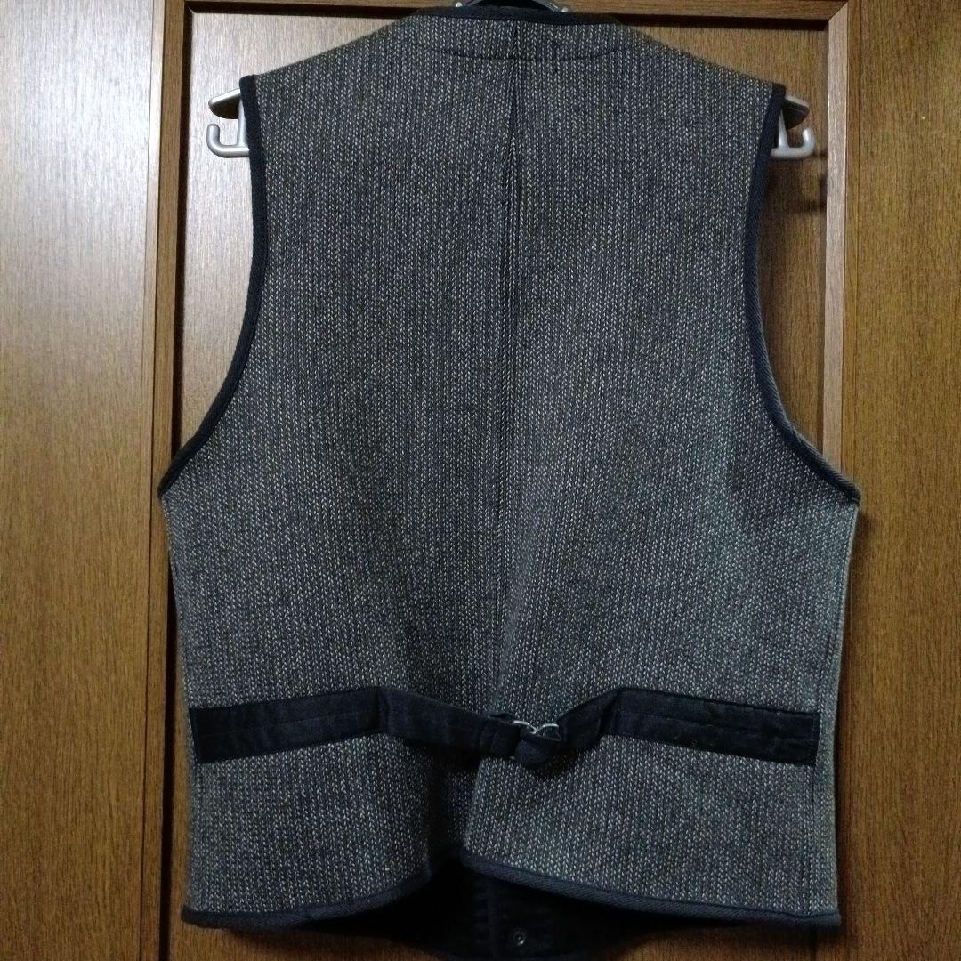 BROWN'S BEACH JACKET ウール ベスト グレー
