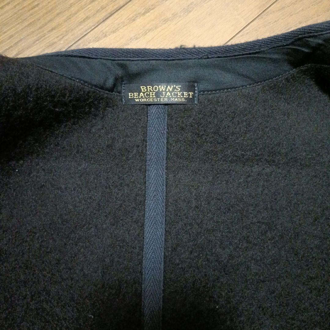 BROWN'S BEACH JACKET ウール ベスト グレー