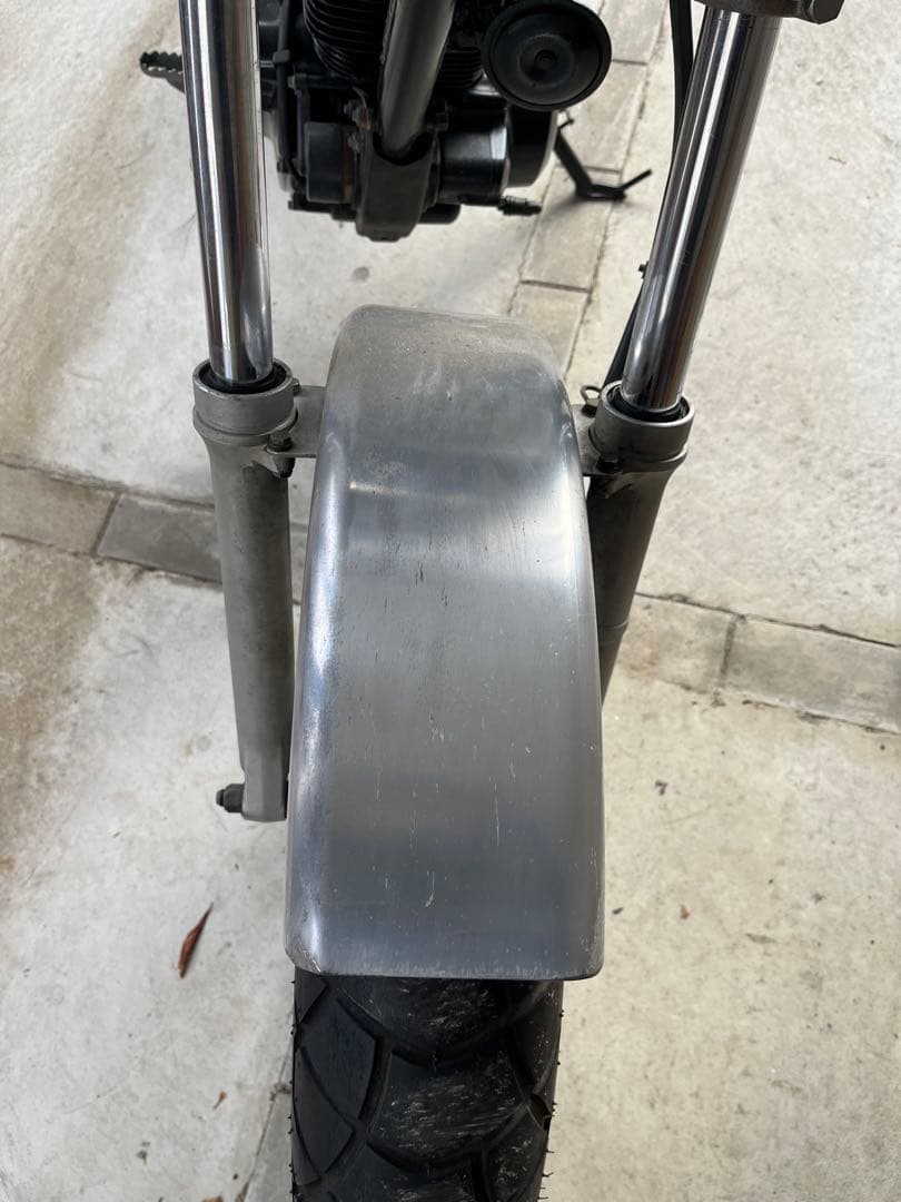 TW200/225 アルミフェンダー 前後セット