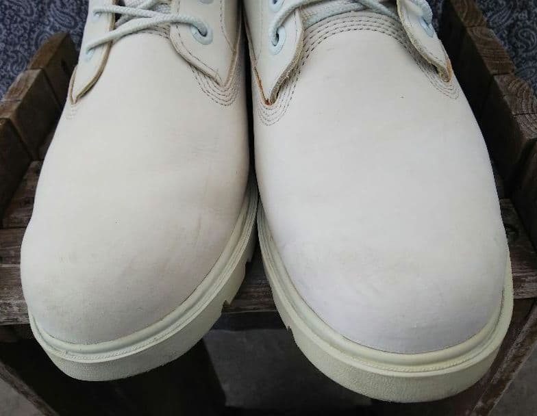 Timberlandティンバーランド6インチヌバックホワイトレザー7.5W