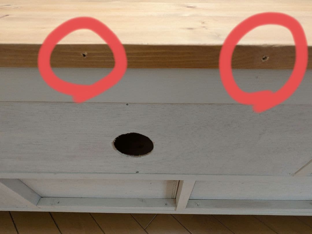 シャビーなテレビボード　140ｃｍ　アンティーク　ホワイト♪