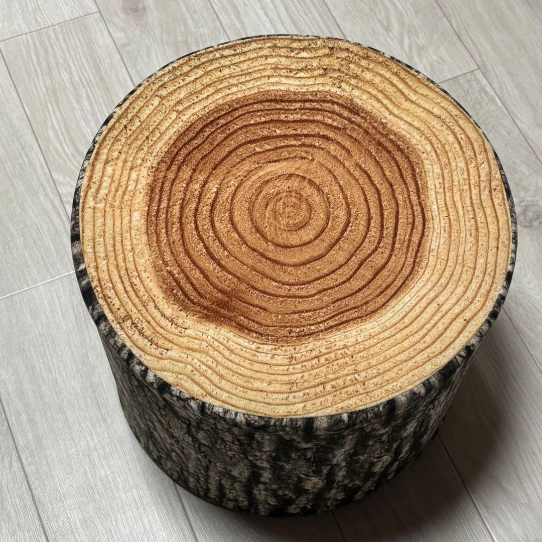 【廃盤・レア】ニトリ 切り株スツール　ハイスツール