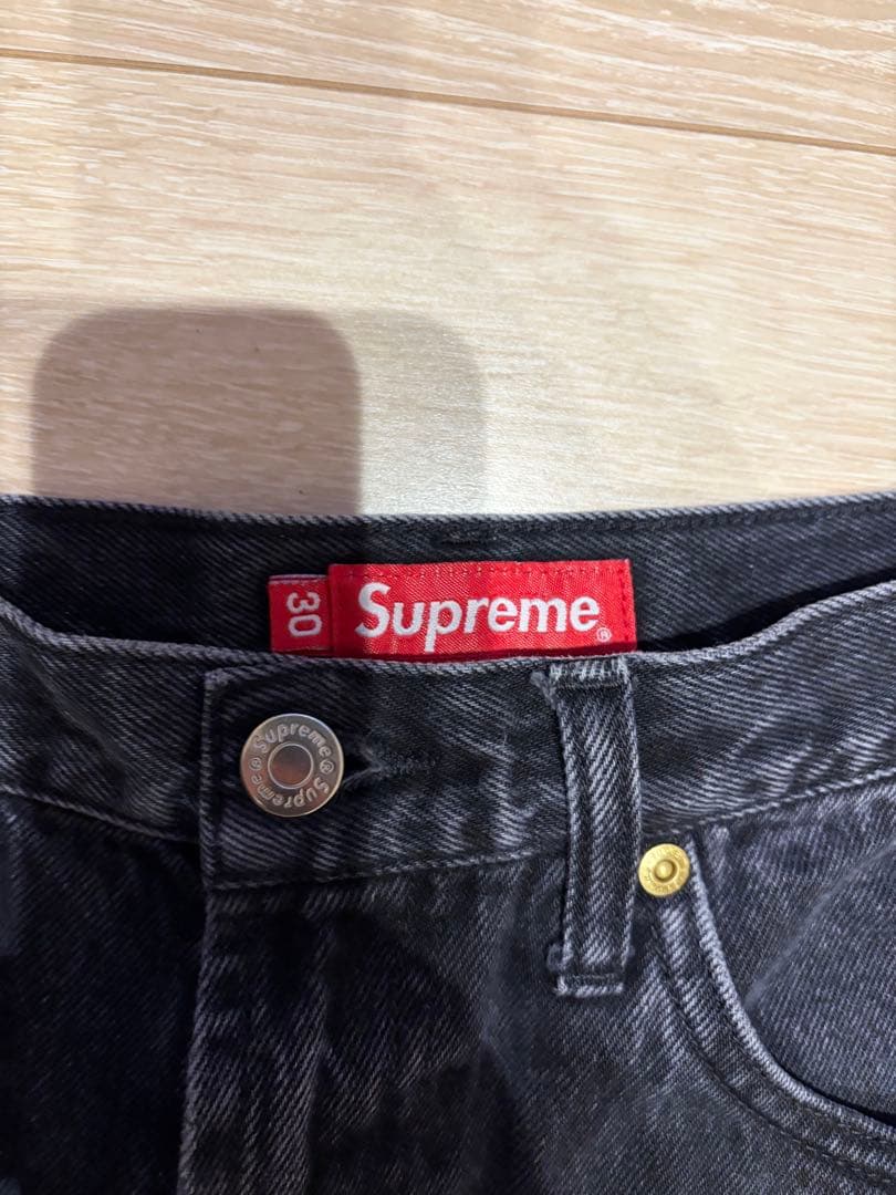 パンツ Supreme Baggy Jean 22FW Black 30