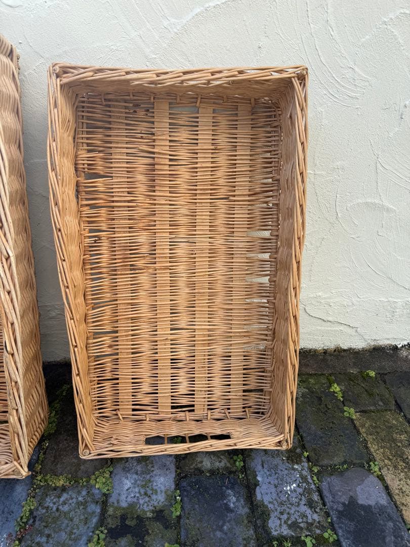 ⭐︎値下げ⭐︎フランスアンティーク　大きなバスケット2個セット