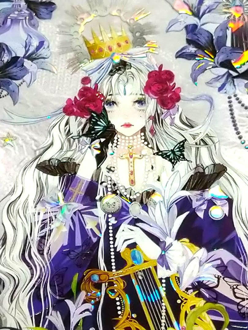 J957＃礼遇紫合(贝壳光)solo切り売り海外人物マステ女の子