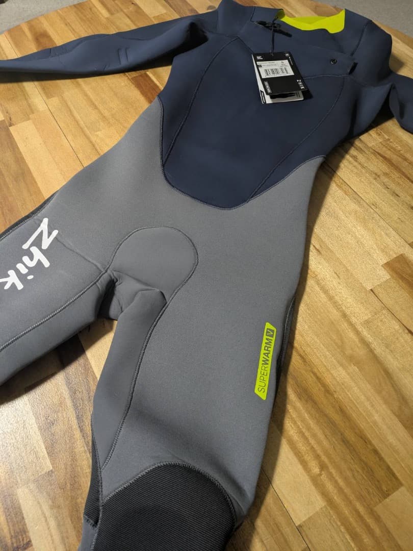 Zhik SUPERWARM V STEAMER Sサイズ ネイビー/グレー