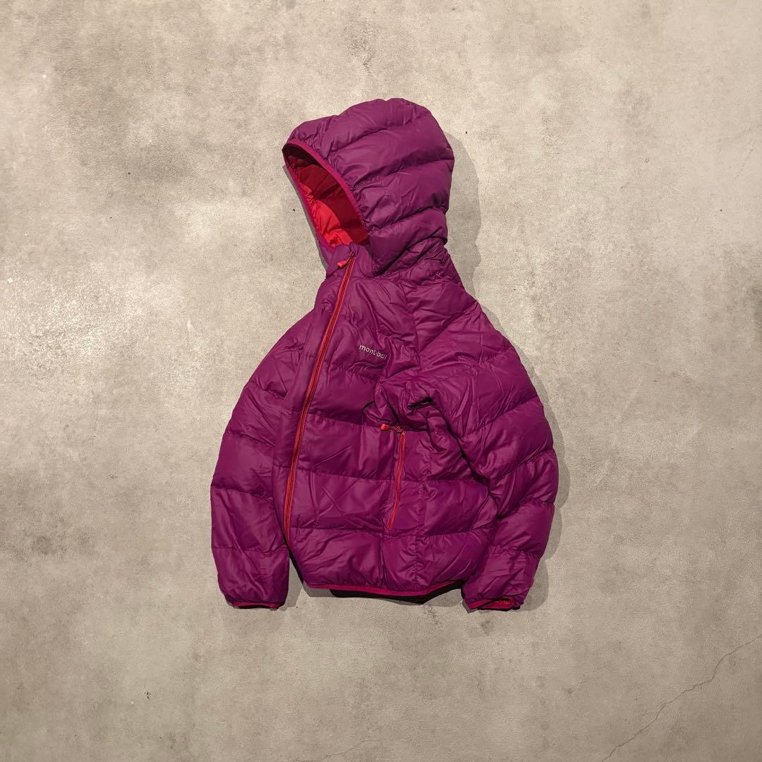 【極美品❗️】mont-bell ダウンジャケットS ピンク　モンベル　160