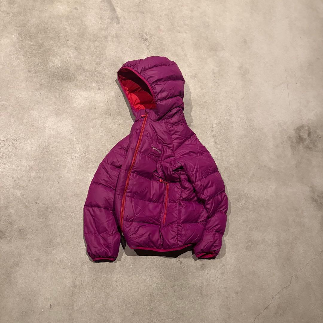 【極美品❗️】mont-bell ダウンジャケットS ピンク　モンベル　160