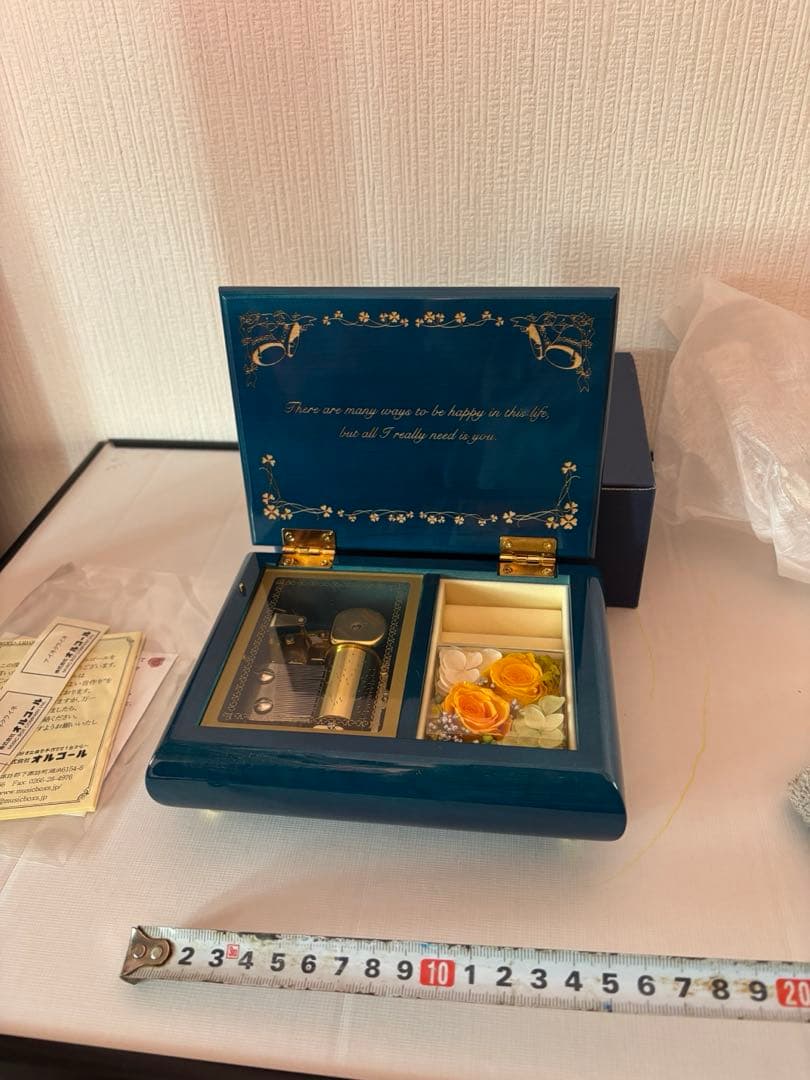 オルゴール　アイネクライネ　米津玄師　ブリザードフラワー　小物入れ