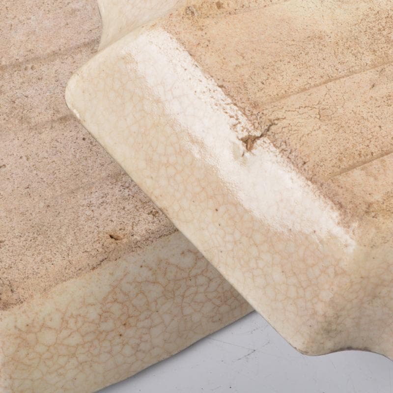 瀬戸焼　古瀬戸　鉄絵　梅花文　小皿　菱皿　銘々皿　十三客　C　6608Aぬ