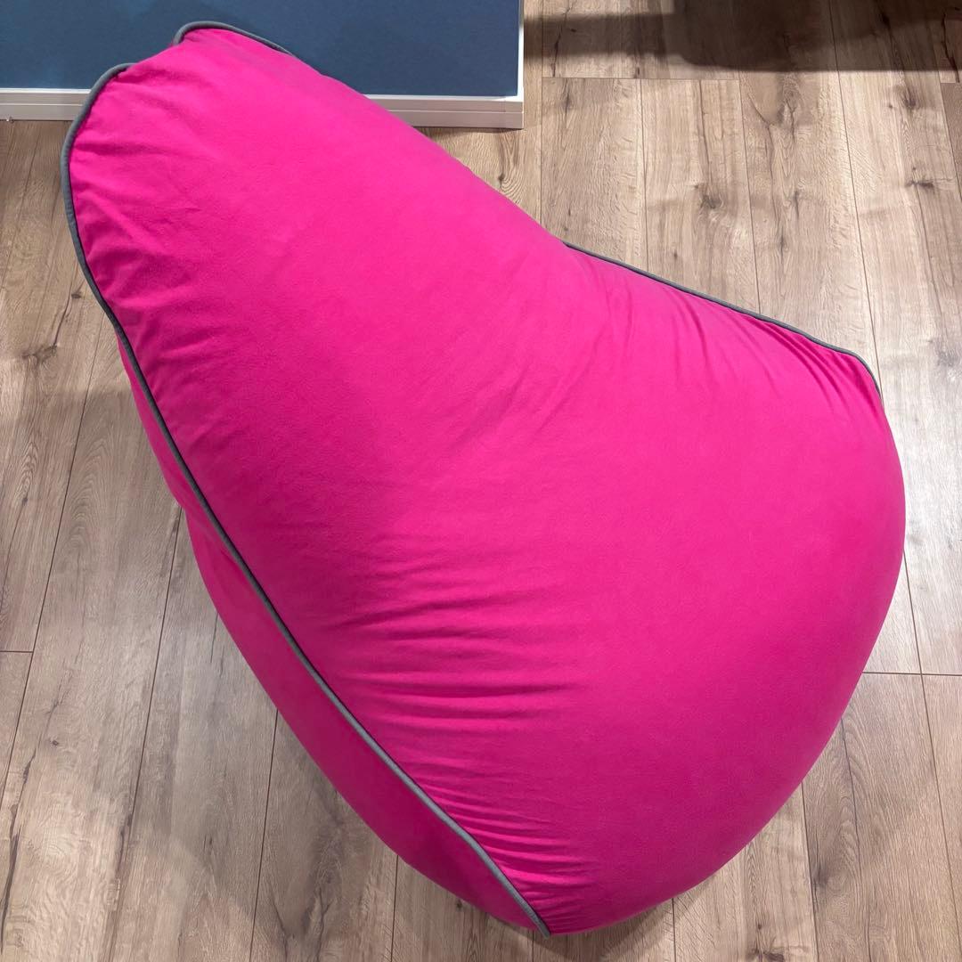 【yogibo】ラウンジャー　ピンク&アクアブルー