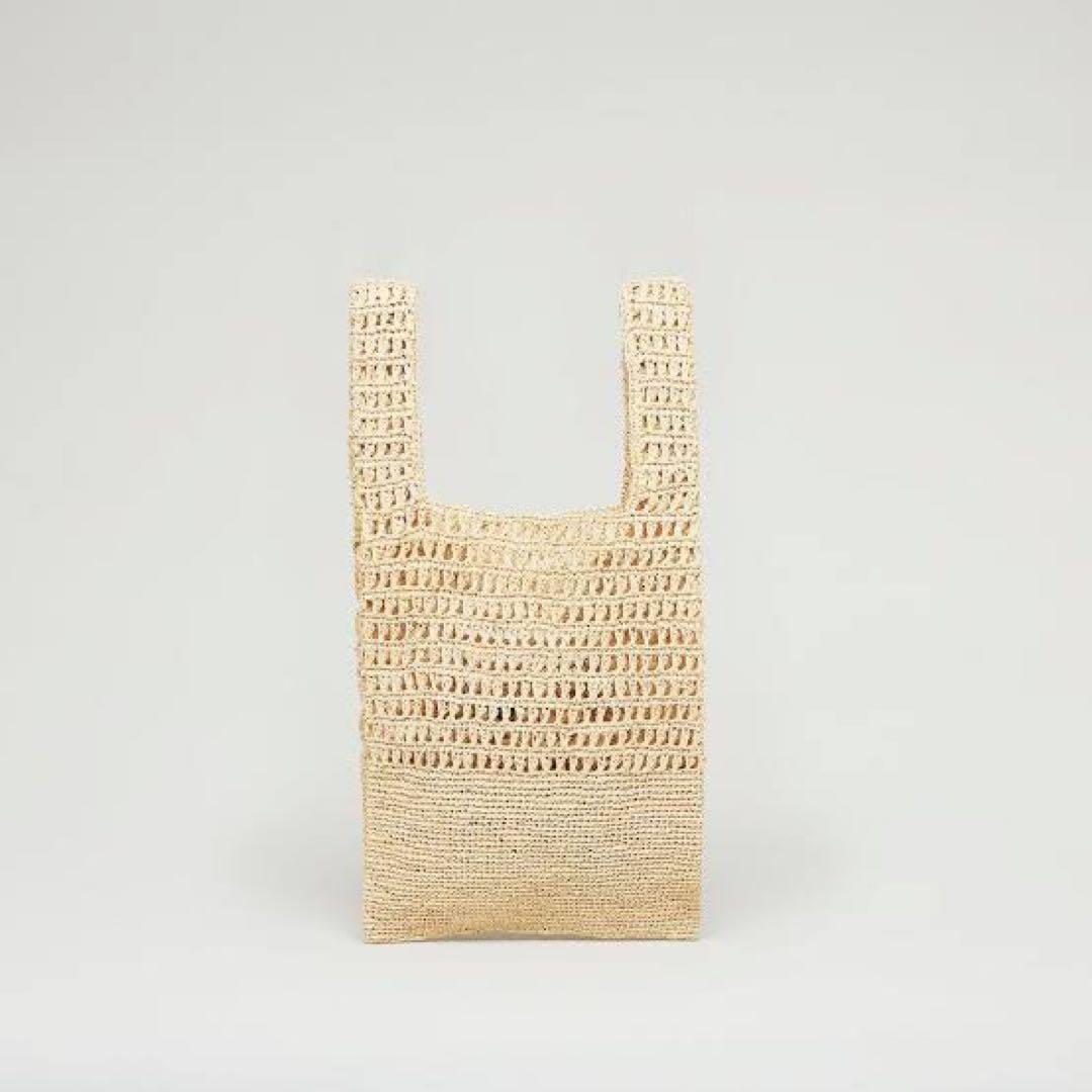 MAISON N.H PARIS 【美品】SOPHIE ラフィアハンドバッグ