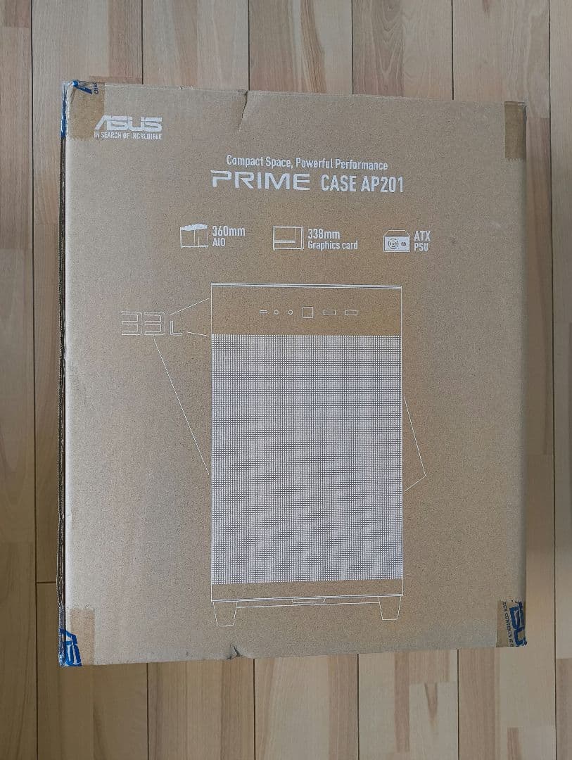 PCケース(自作PC用) ASUS Prime AP201 MicroATX Case