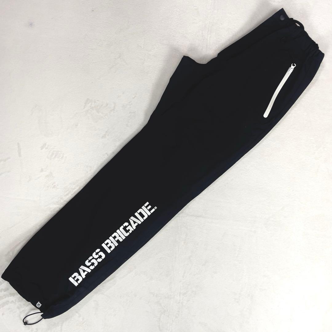 極美品 バスブリゲード× アブガルシア スタンダード レインスーツ M ブラック