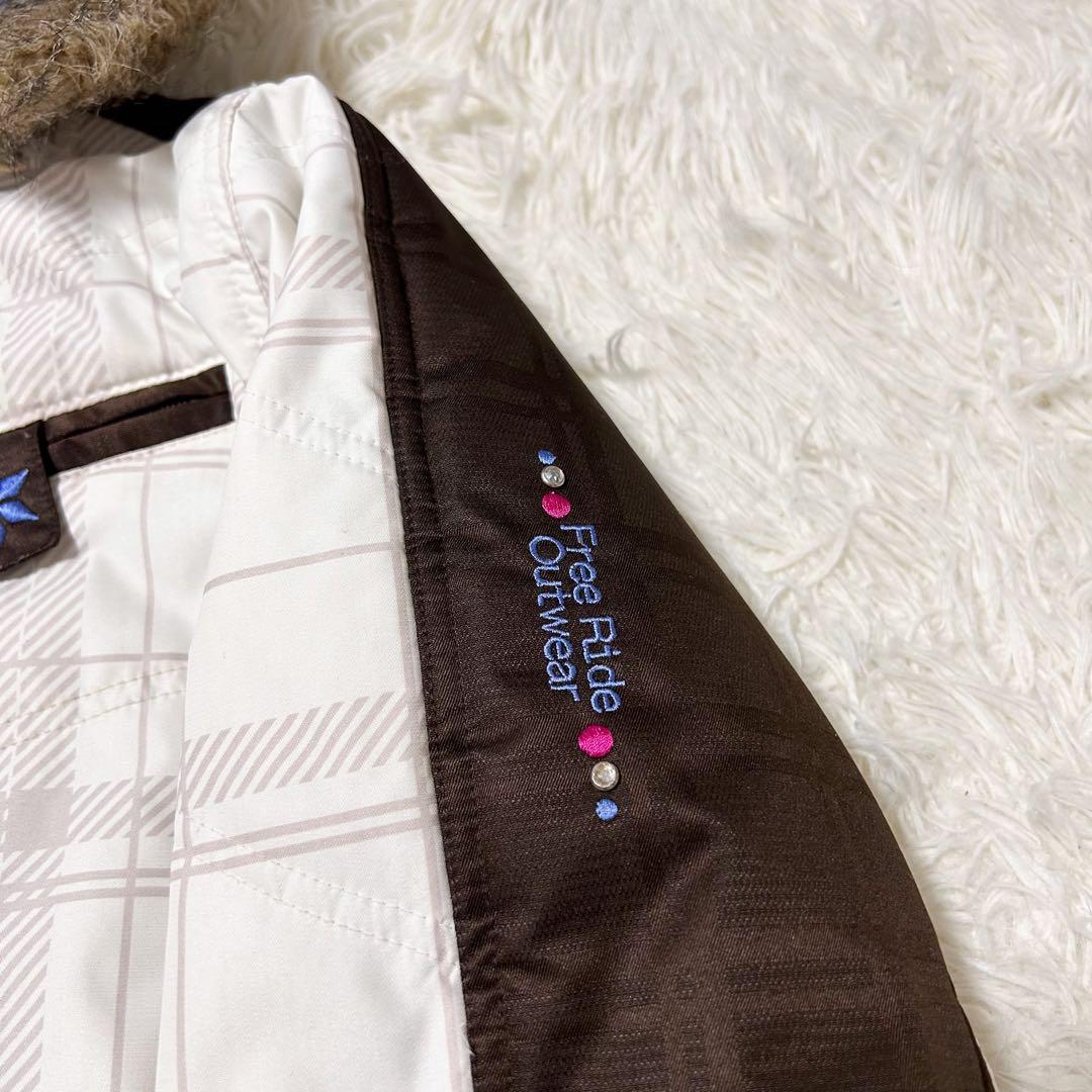 【美品】KASTLE ケスレ スキー スノーボード ウェア ホワイトM