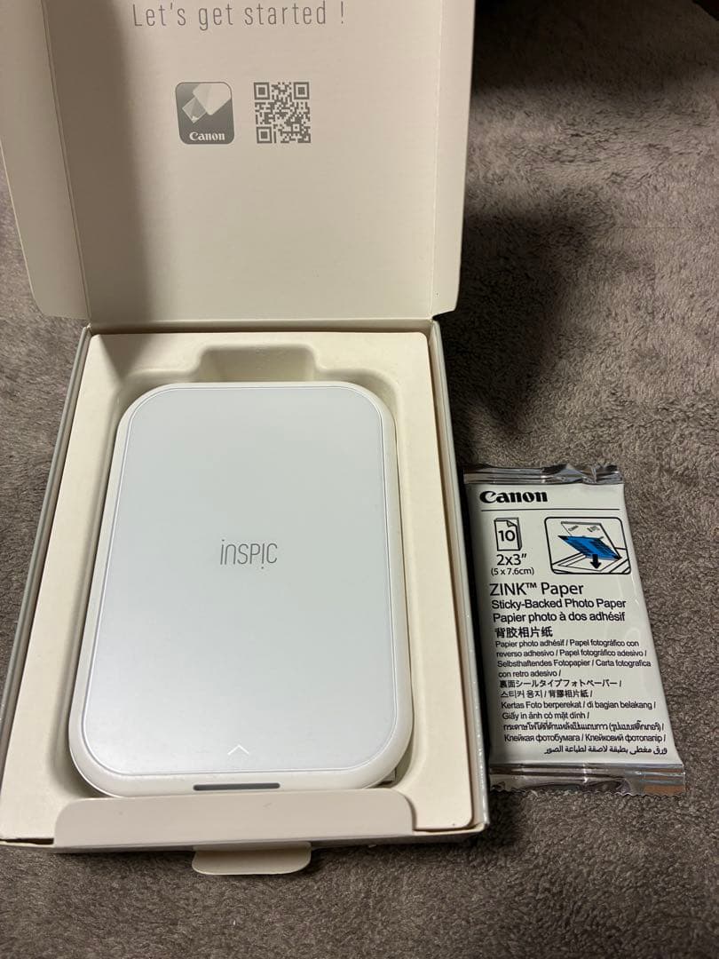 Canon iNSPiC PV-223-WH ポータブルプリンター