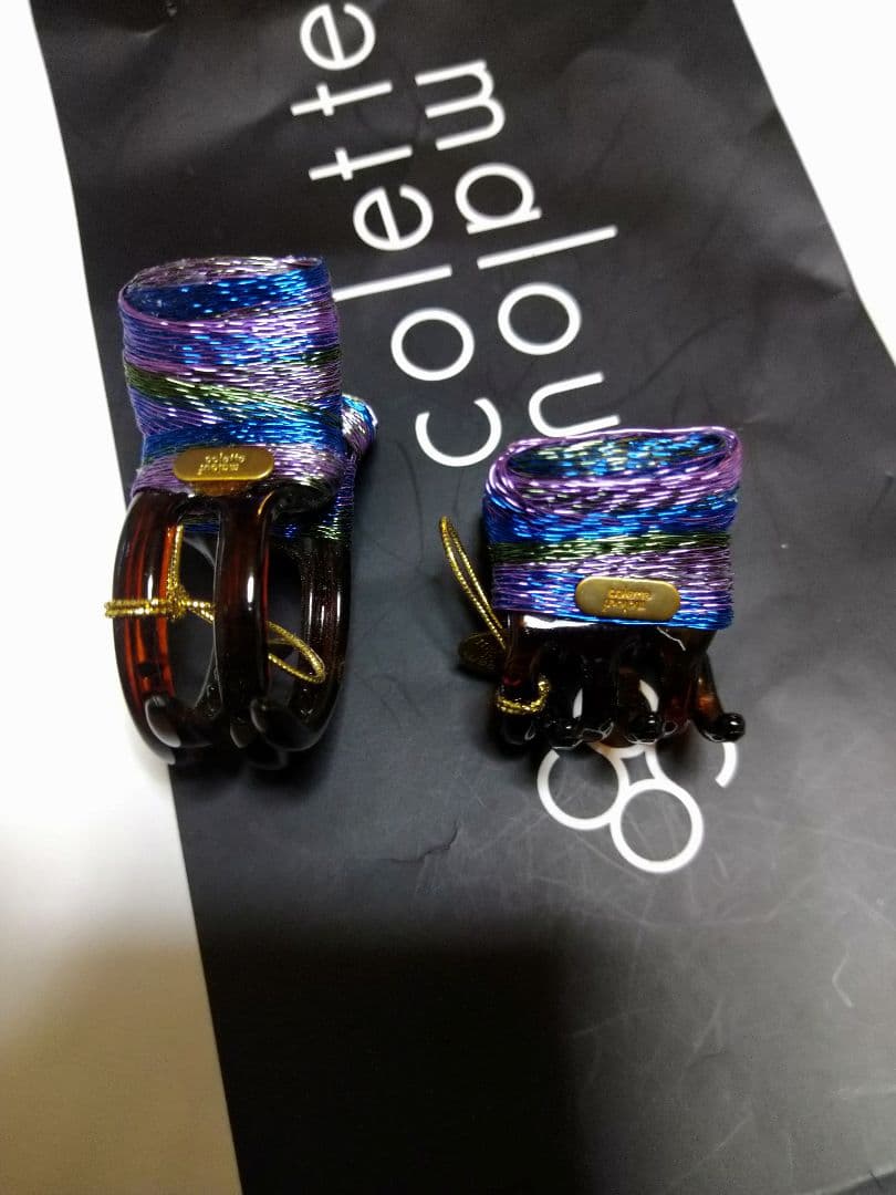 コレットマルーフ　メッシュスモールウィッカージョークリップ2個