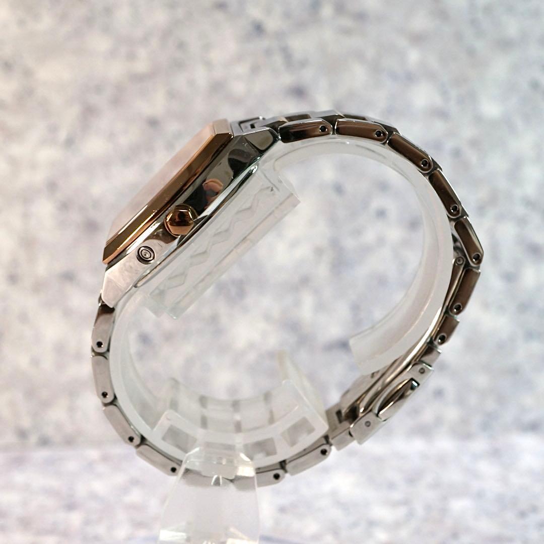 SEIKO ルキア ピンク ゴールド ソーラー トノー 1B22-0BB0