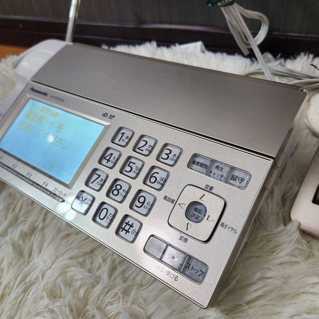 【美品】Panasonic KX-PZ720-N 電話機 FAX