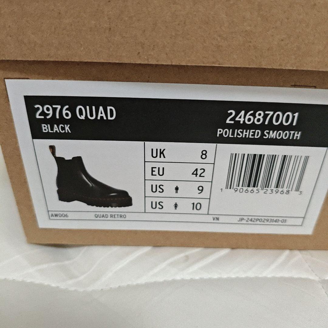 ドクターマーチン 国内正規 2976QUAD サイドゴアブーツ　27cm