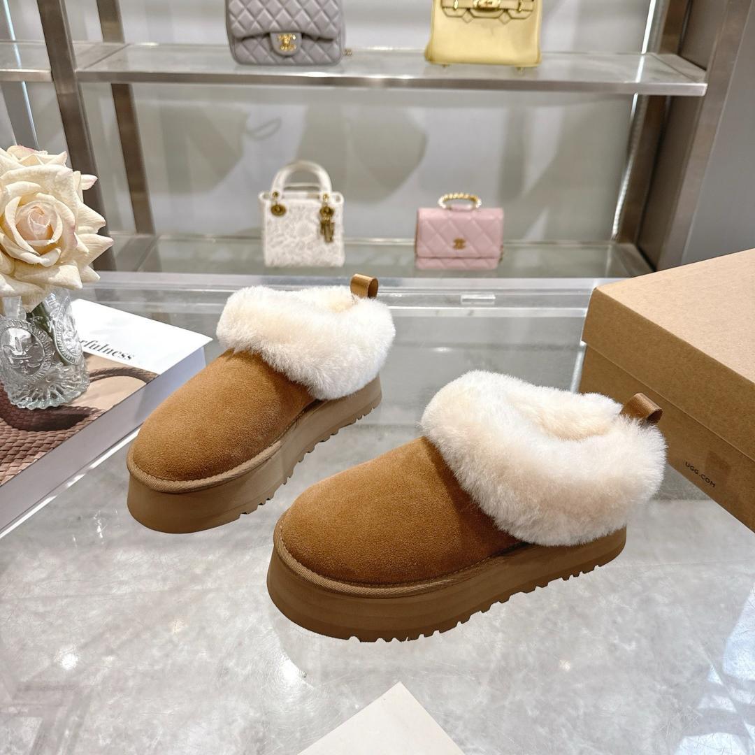 早い者勝ち！UGG ブラウン ムートンブーツ 厚底