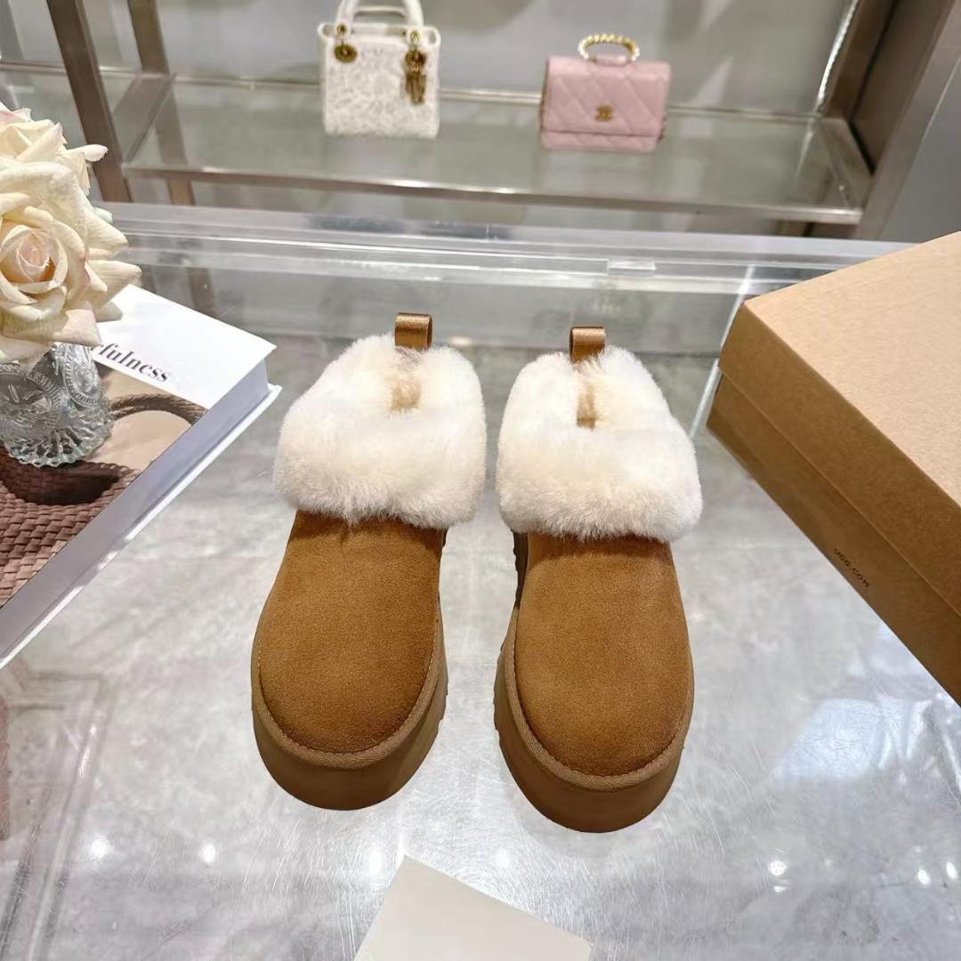 早い者勝ち！UGG ブラウン ムートンブーツ 厚底