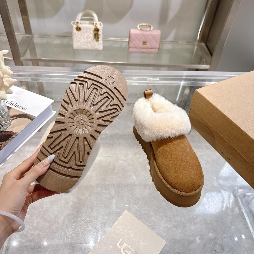 早い者勝ち！UGG ブラウン ムートンブーツ 厚底