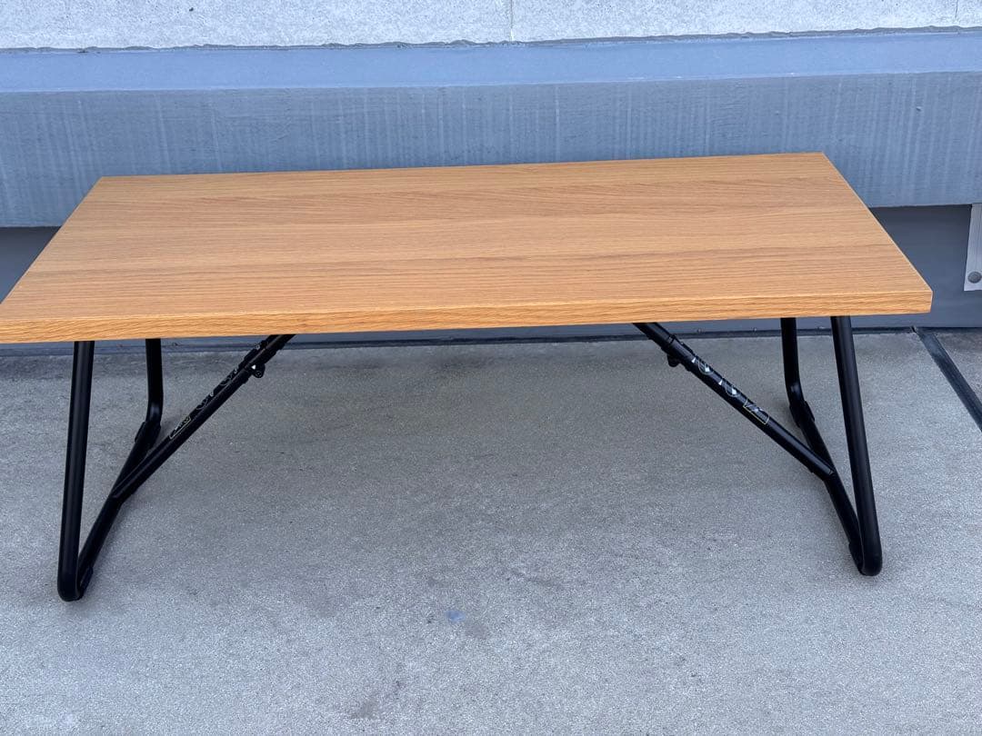 【美品】無印良品 MUJI 折りたたみ ローテーブル 90cm