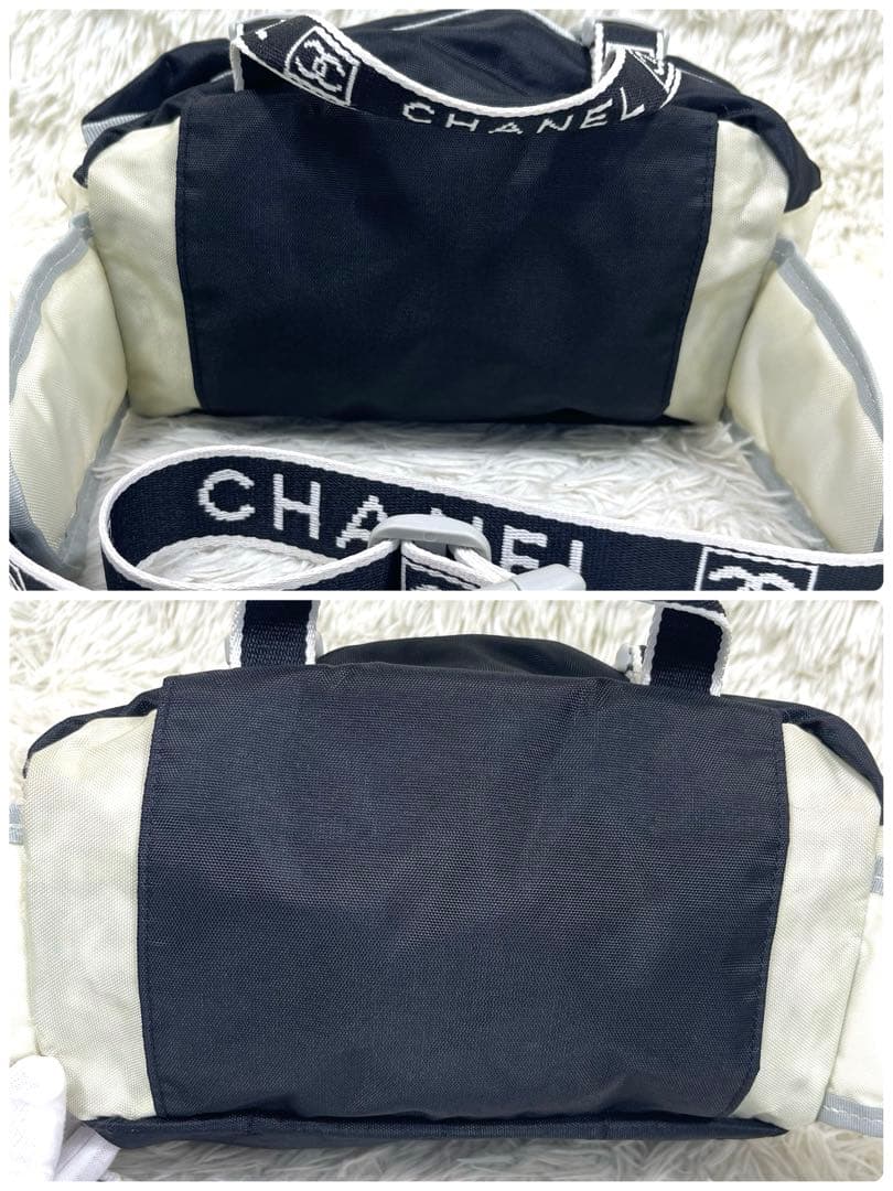 CHANEL シャネル　ボディバッグ　スポーツライン　ナイロン　ヴィンテージ