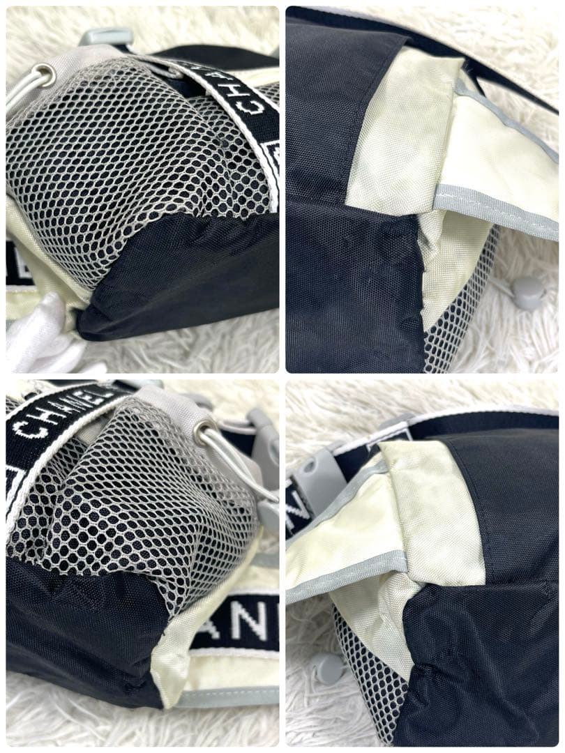 CHANEL シャネル　ボディバッグ　スポーツライン　ナイロン　ヴィンテージ