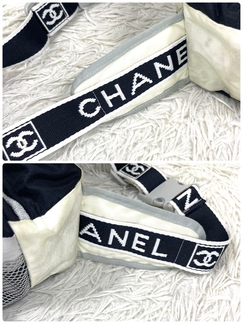 CHANEL シャネル　ボディバッグ　スポーツライン　ナイロン　ヴィンテージ