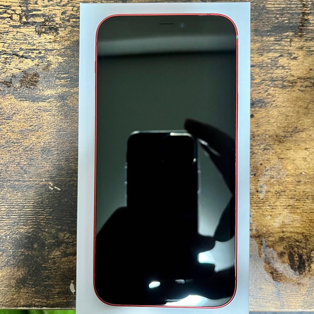値下げ/SIMフリー/iPhone12mini (赤) 本体 64GB